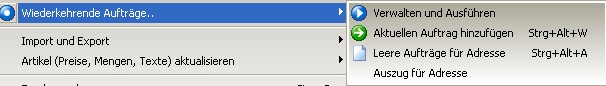 Wiederkehrende Aufträge