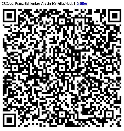 vCard Export als QRCode