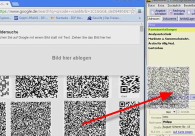 vCard, QR-Code Import, OfficeSI ab R12516