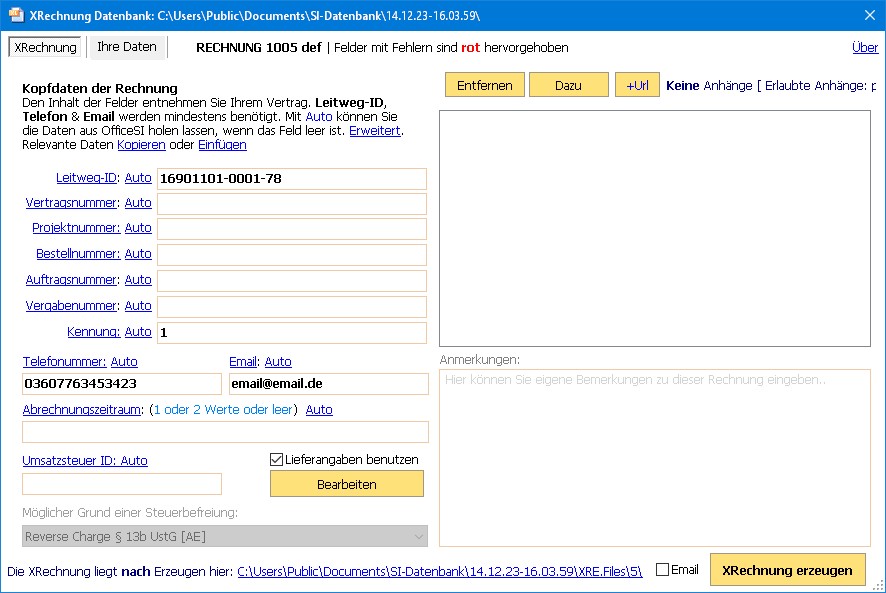 XRechnung an öffentliche Auftraggeber in Deutschland