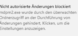 Ransomware Schutz