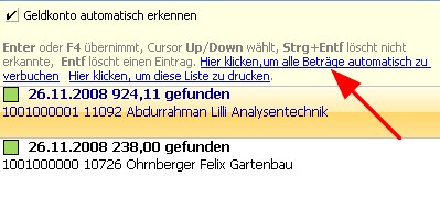 Supportanfrage Wie funktioniert der automatische Zahlungsabgleich