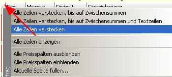 Angebote oder Rechnungen mit Festpreis